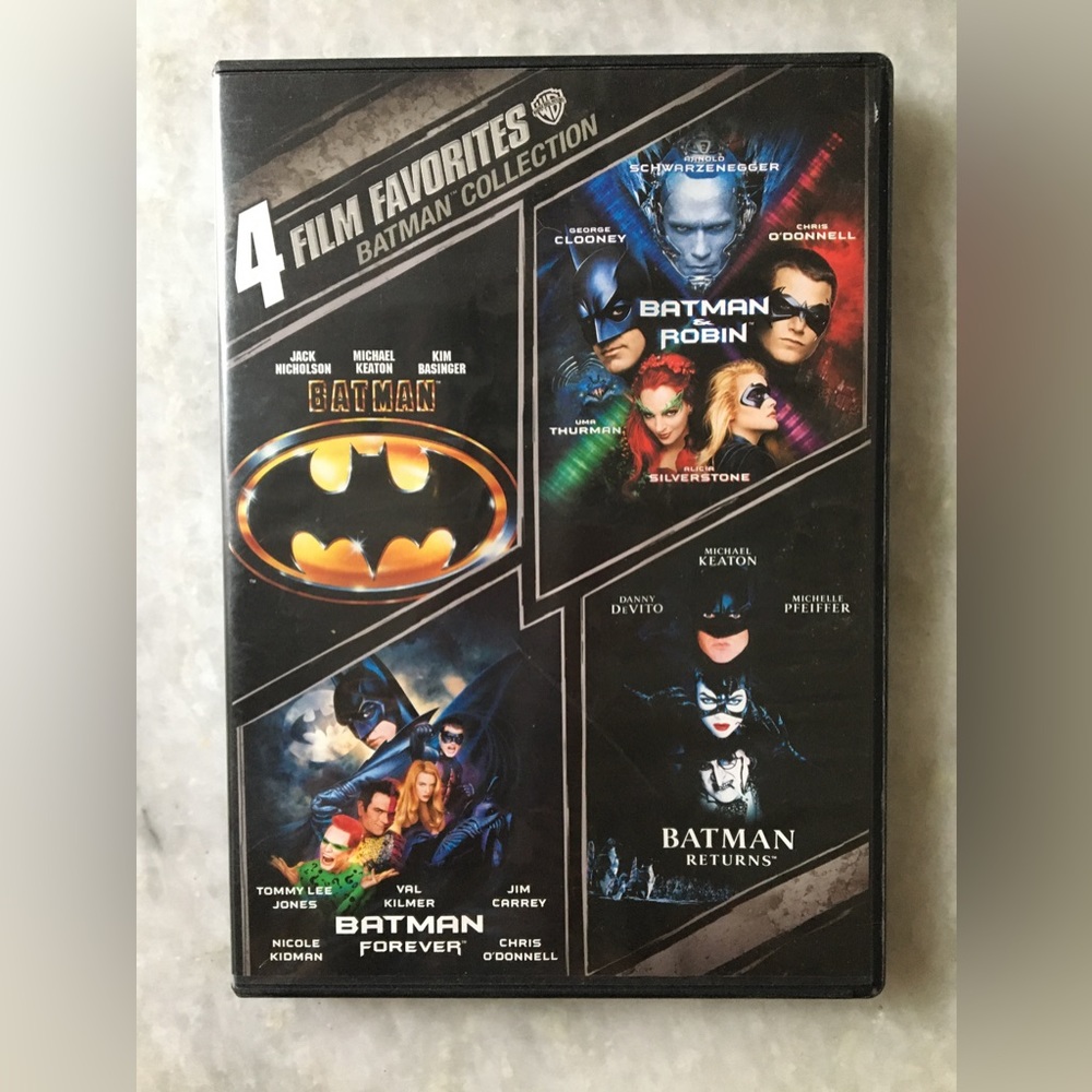 4 films of Batman collection movies